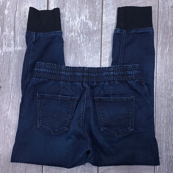 Silver Jeans Womens Joga Sweat Pants Size 26 Dark Denim Jegging Jeans - Picture 3 of 8